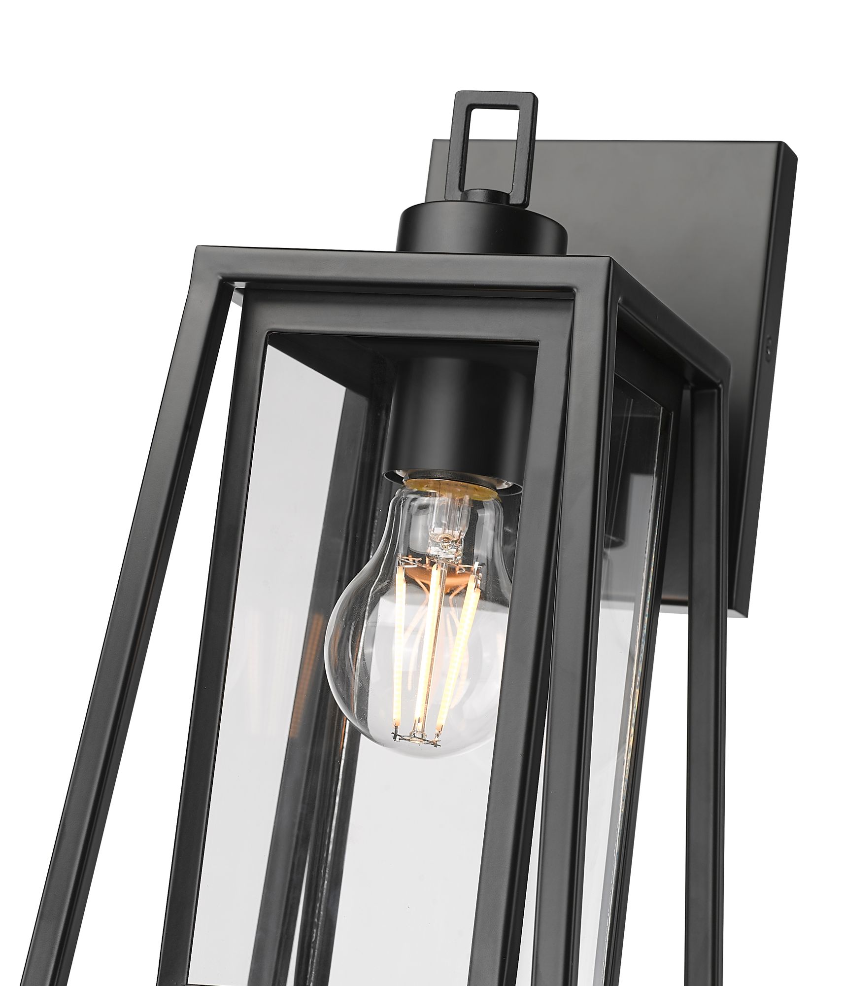 Millennium Denzell 1-Light 13.5" Powder Coated Black Outdoor Wall Sconce