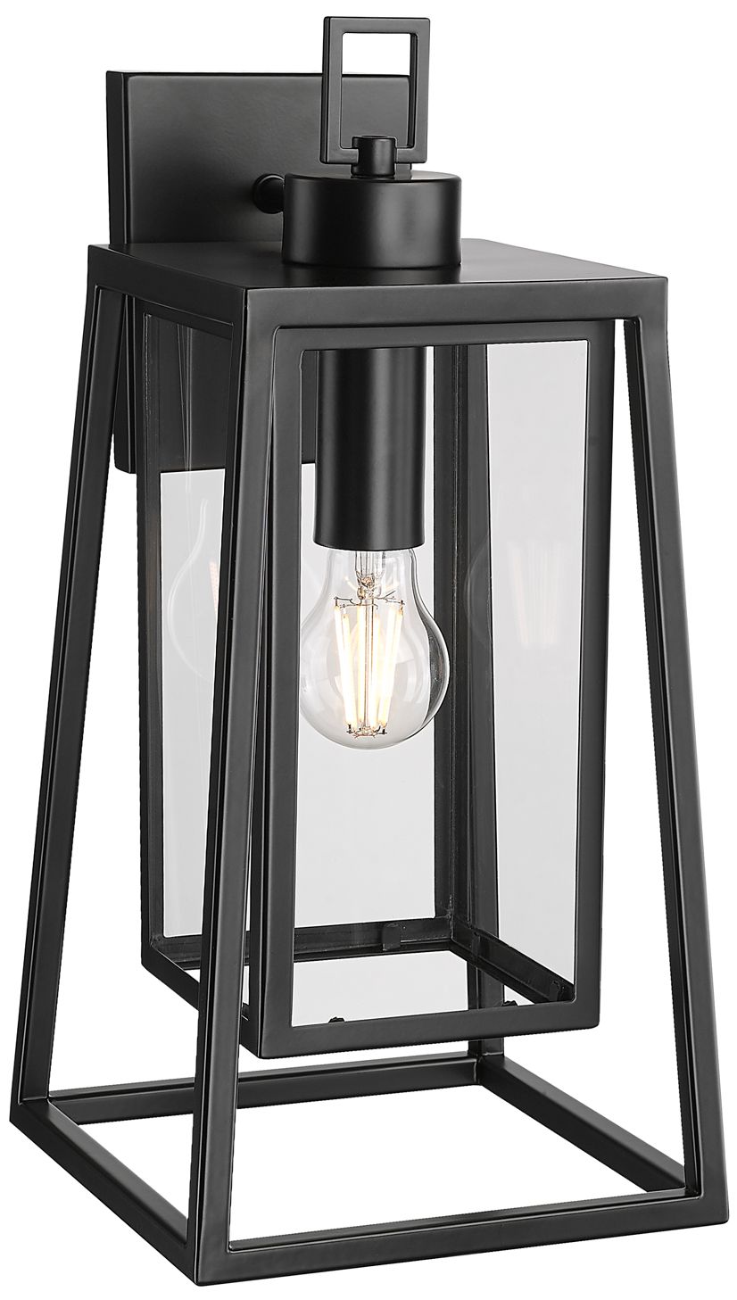 Millennium Denzell 1-Light 17.25" Powder Coated Black Outdoor Wall Sconce