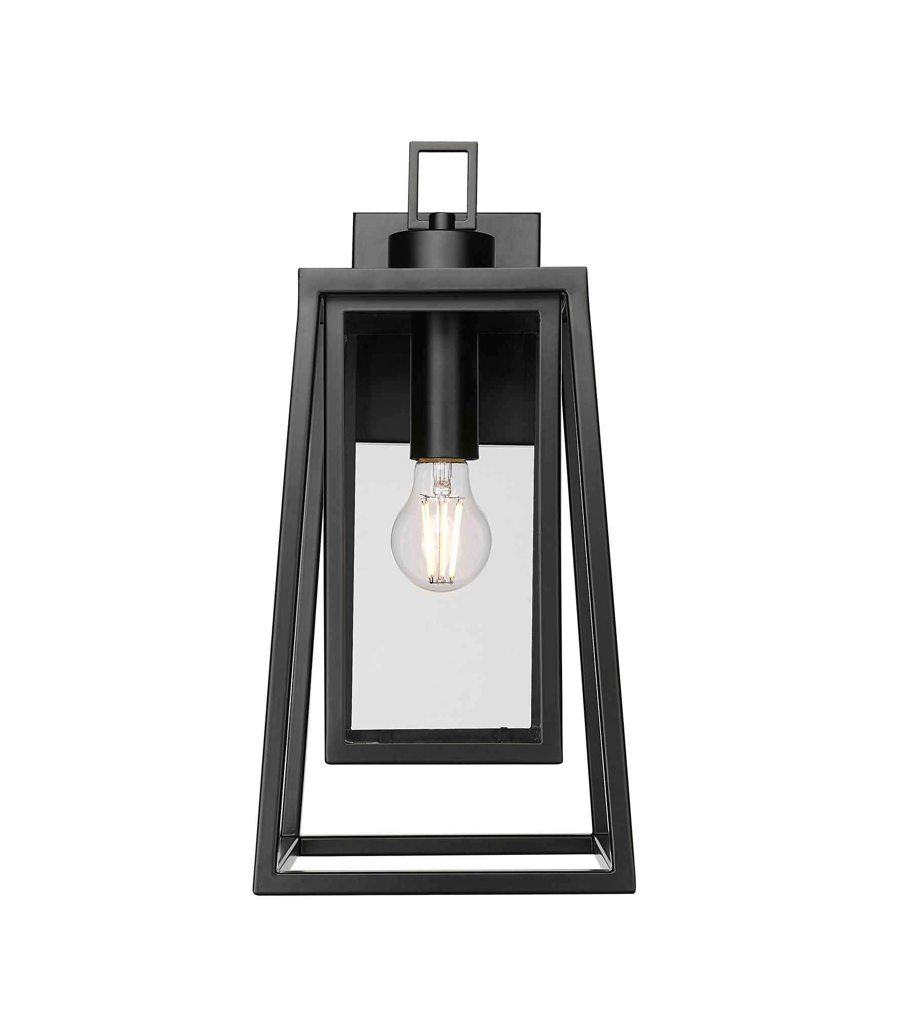 Image 2 Millennium Denzell 1-Light 17.25" Powder Coated Black Outdoor Wall Sconce more views