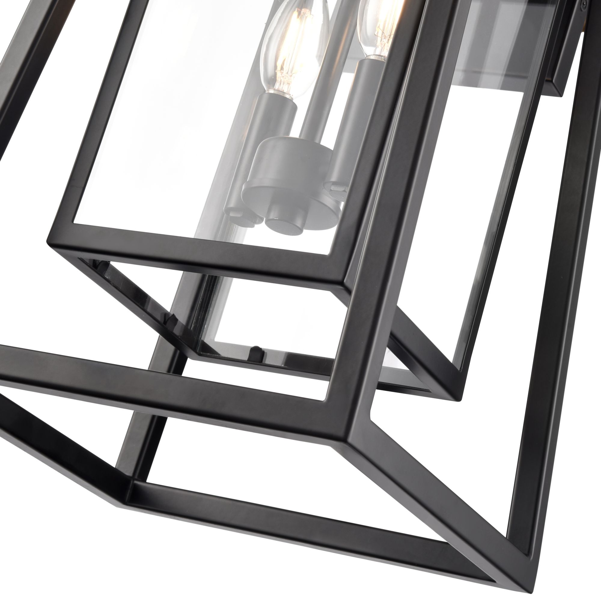 Image 4 Millennium Denzell 2-Light 21.25" Powder Coated Black Outdoor Wall Sconce more views