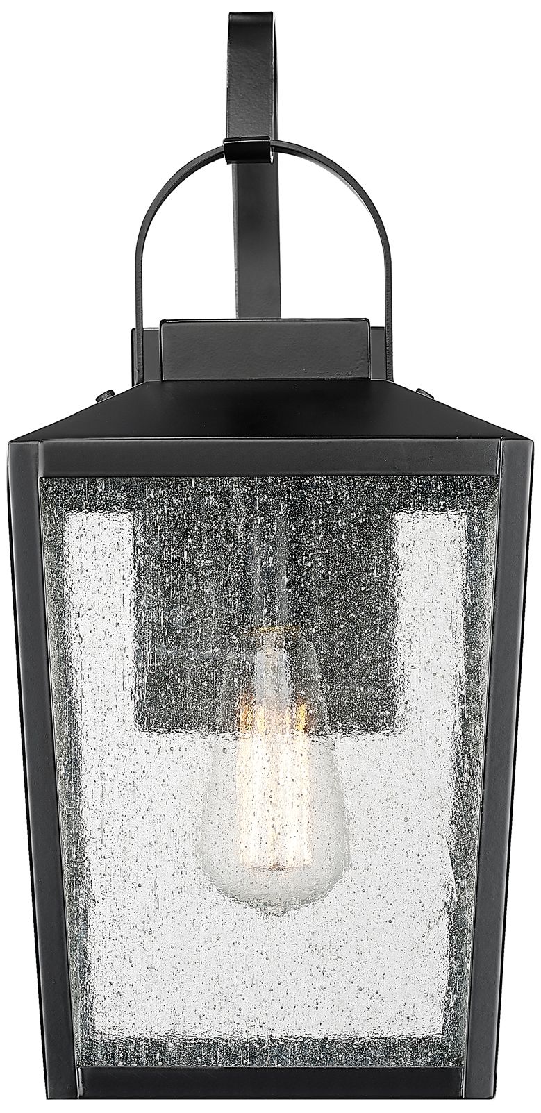 Millennium Devens 1-Light 16" Powder Coated Black Outdoor Wall Sconce