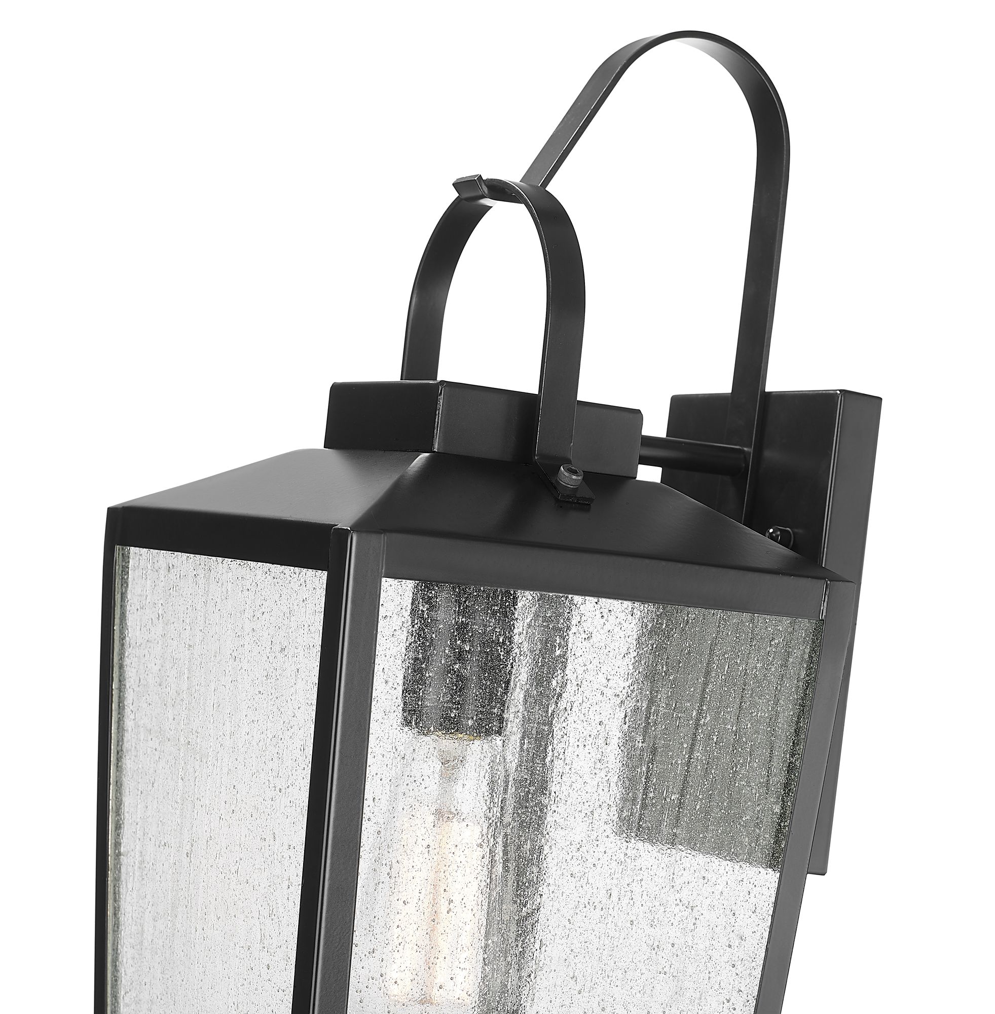 Image 5 Millennium Devens 1-Light 16" Powder Coated Black Outdoor Wall Sconce more views