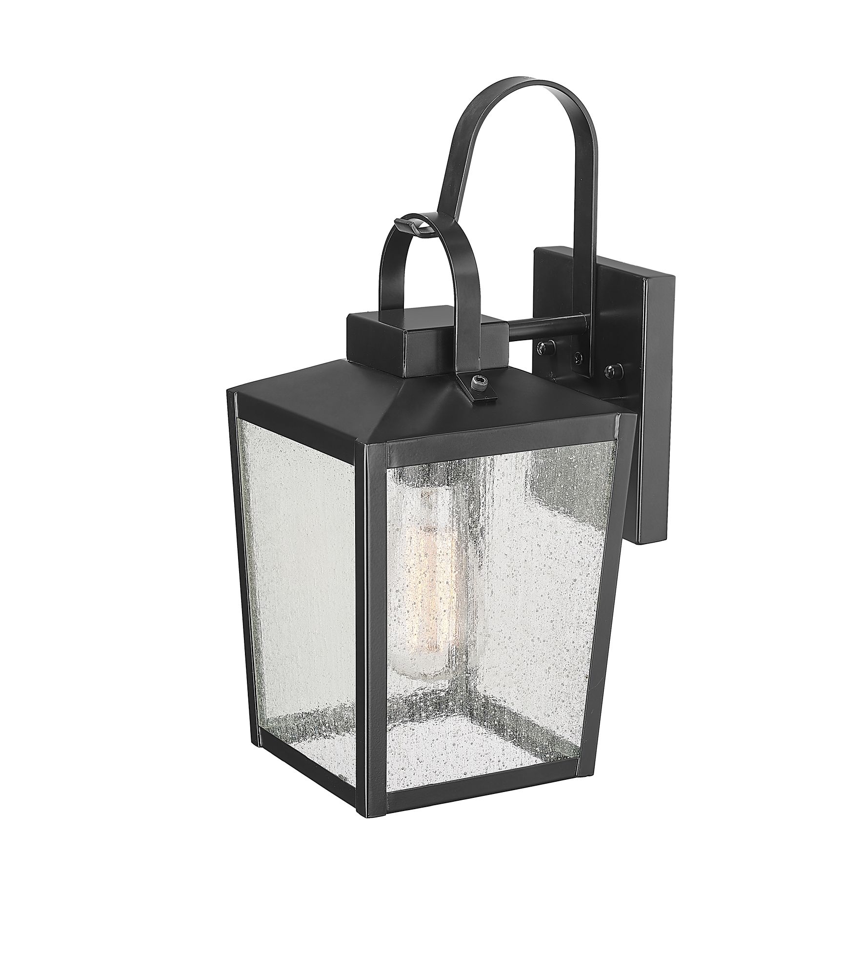 Image 3 Millennium Devens 1-Light 17.88" Powder Coated Black Outdoor Wall Sconce more views