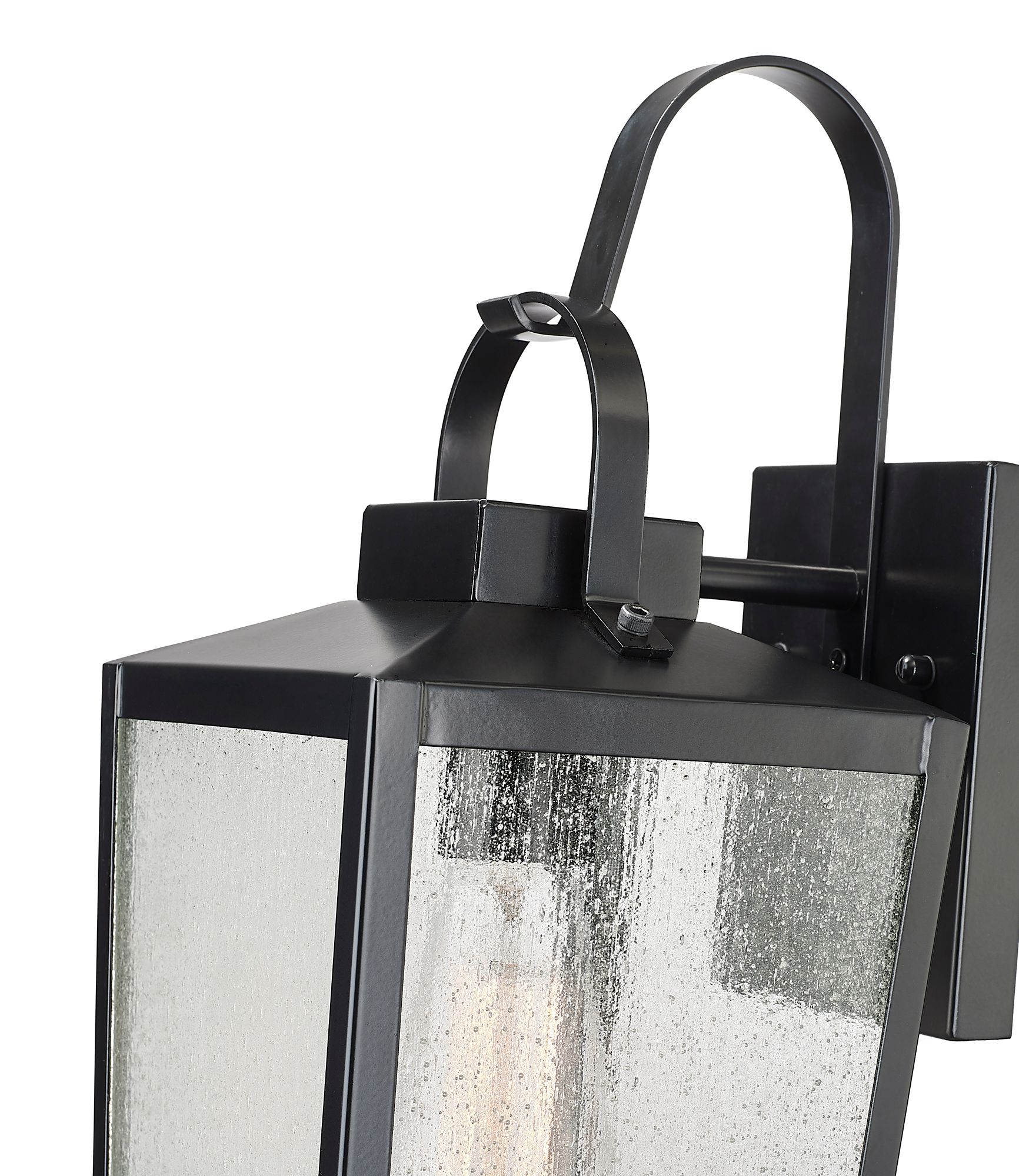Image 4 Millennium Devens 1-Light 17.88" Powder Coated Black Outdoor Wall Sconce more views