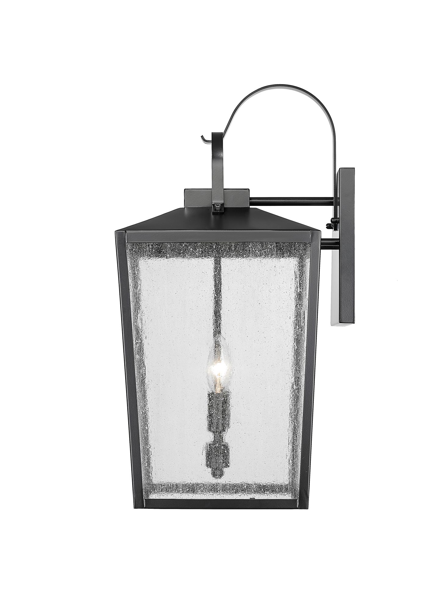 Image 5 Millennium Devens 2-Light 21.75" Powder Coated Black Outdoor Wall Sconce more views