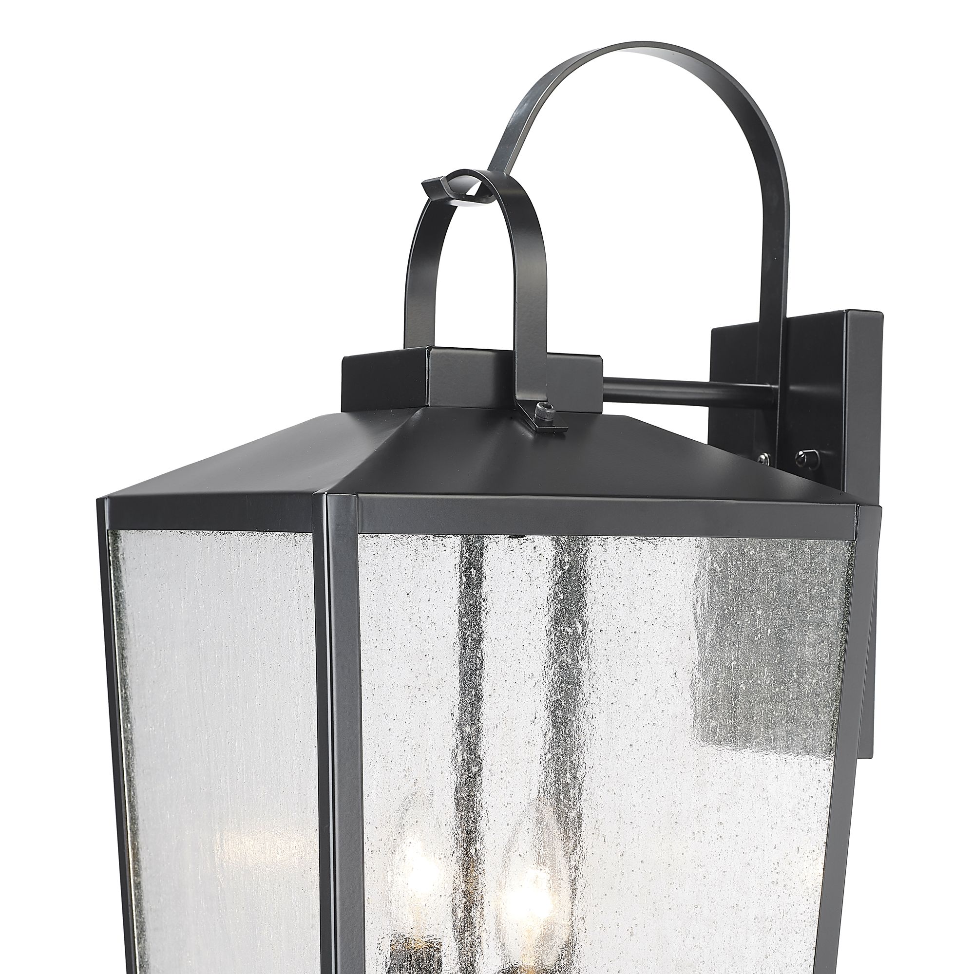 Image 6 Millennium Devens 2-Light 21.75" Powder Coated Black Outdoor Wall Sconce more views