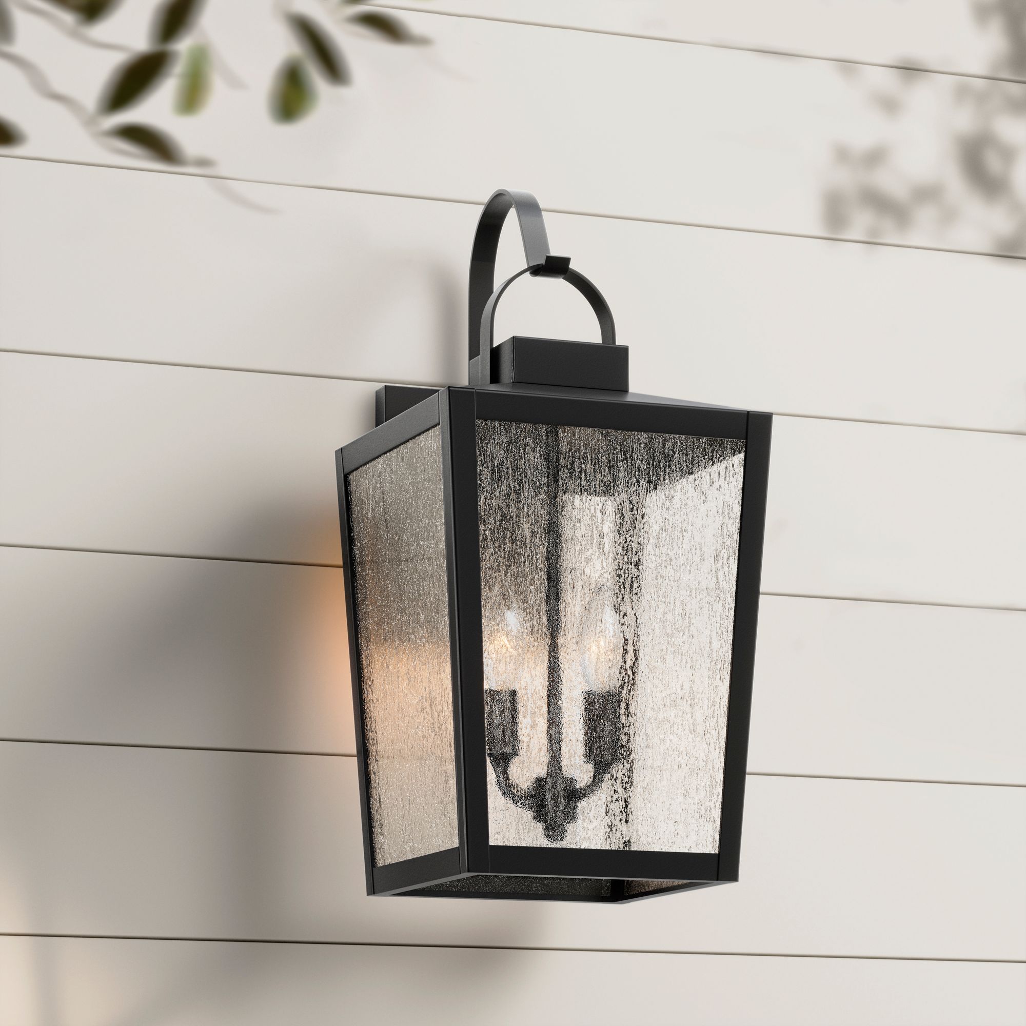 Millennium Devens 2-Light 21.75" Powder Coated Black Outdoor Wall Sconce