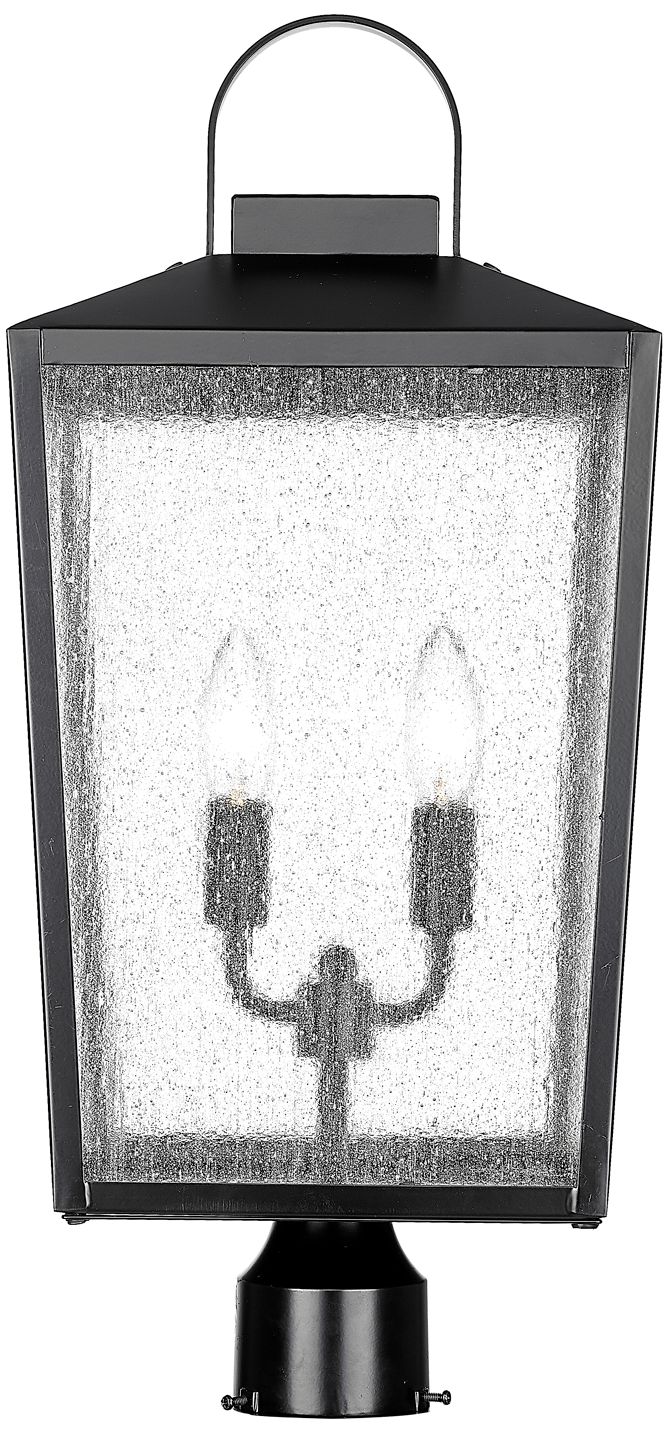 Millennium Devens 2-Light 22.75" Powder Coated Black Outdoor Post Lantern