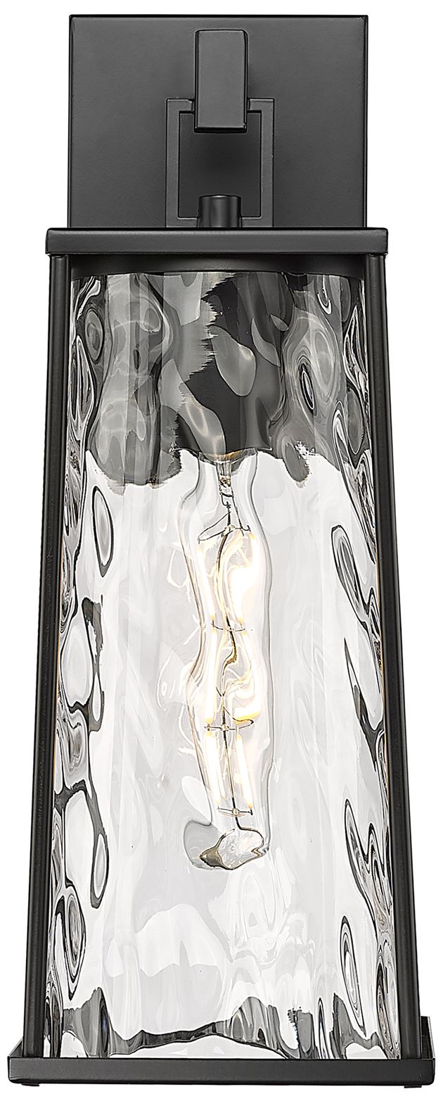 Millennium Dutton 1-Light 16.25" Powder Coated Black Outdoor Wall Sconce