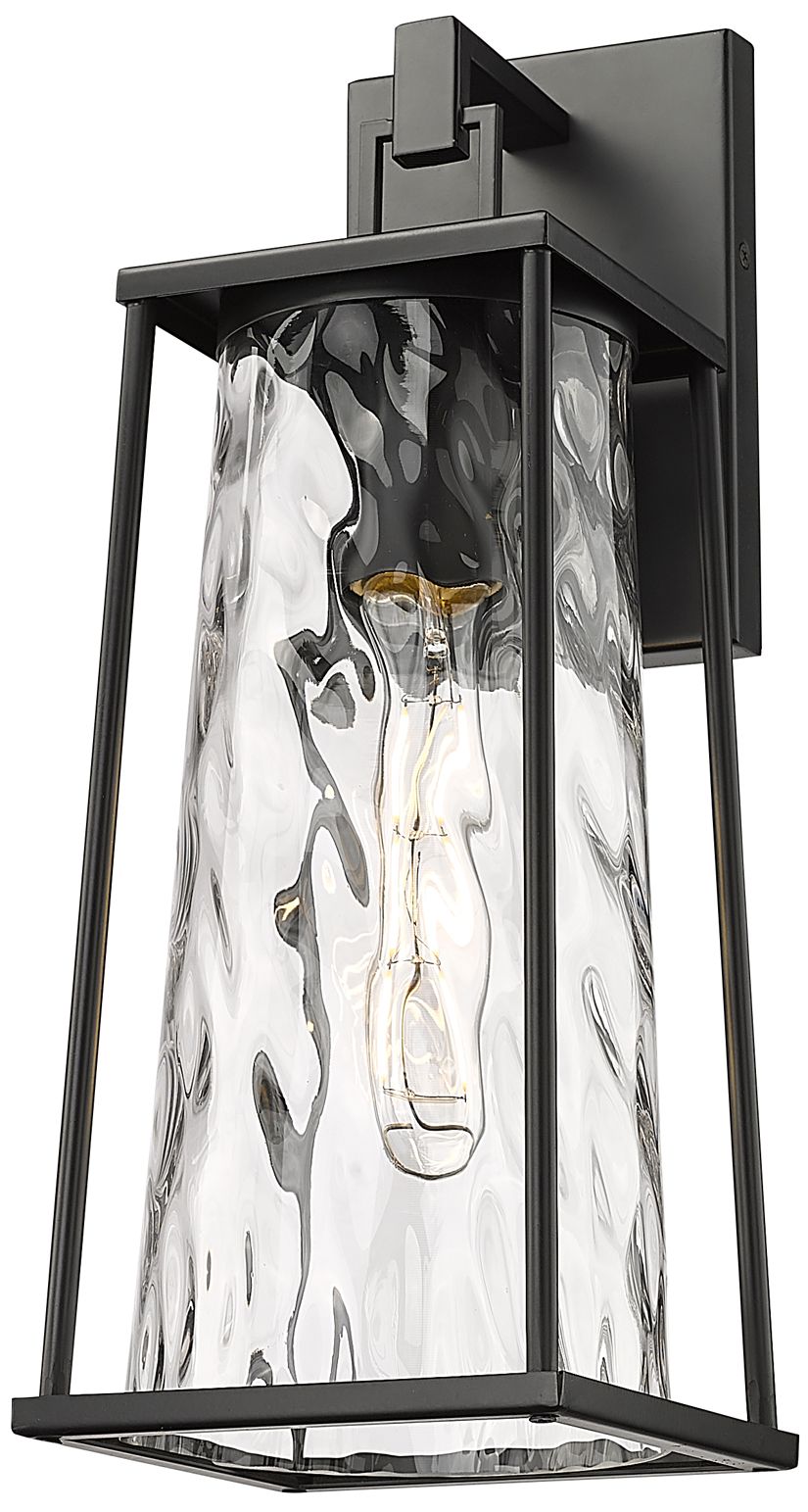 Image 3 Millennium Dutton 1-Light 16.25" Powder Coated Black Outdoor Wall Sconce more views