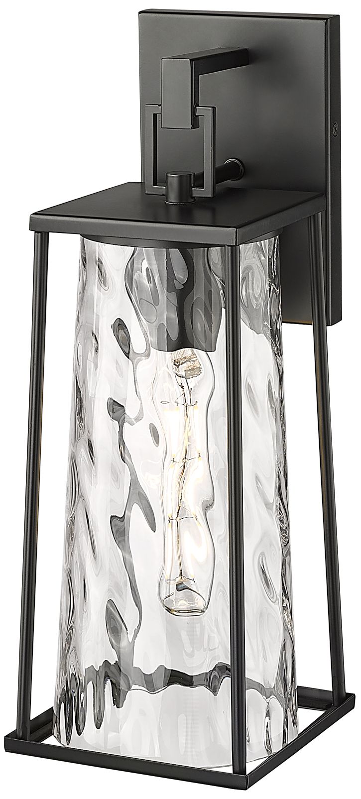 Image 4 Millennium Dutton 1-Light 16.25" Powder Coated Black Outdoor Wall Sconce more views