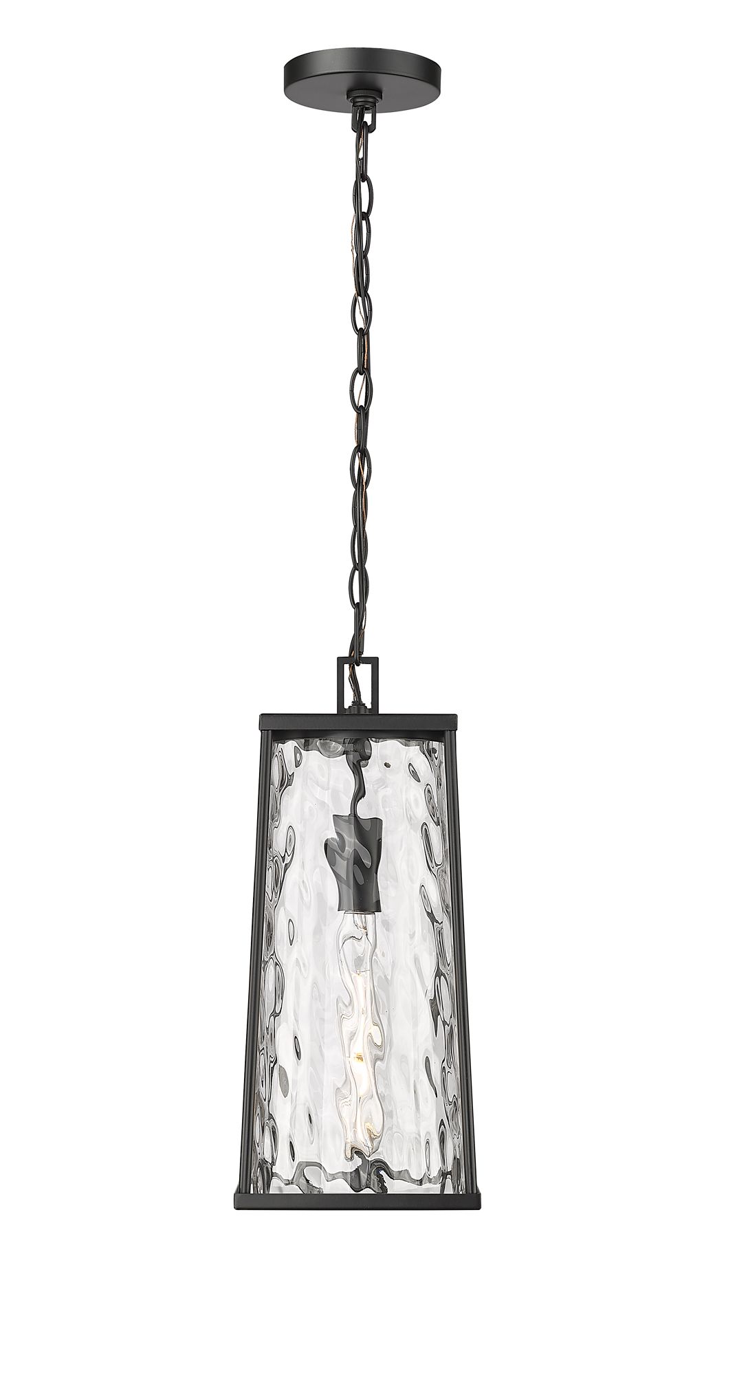 Image 3 Millennium Dutton 1-Light 17.5" Powder Coated Black Outdoor Hanging Lantern more views