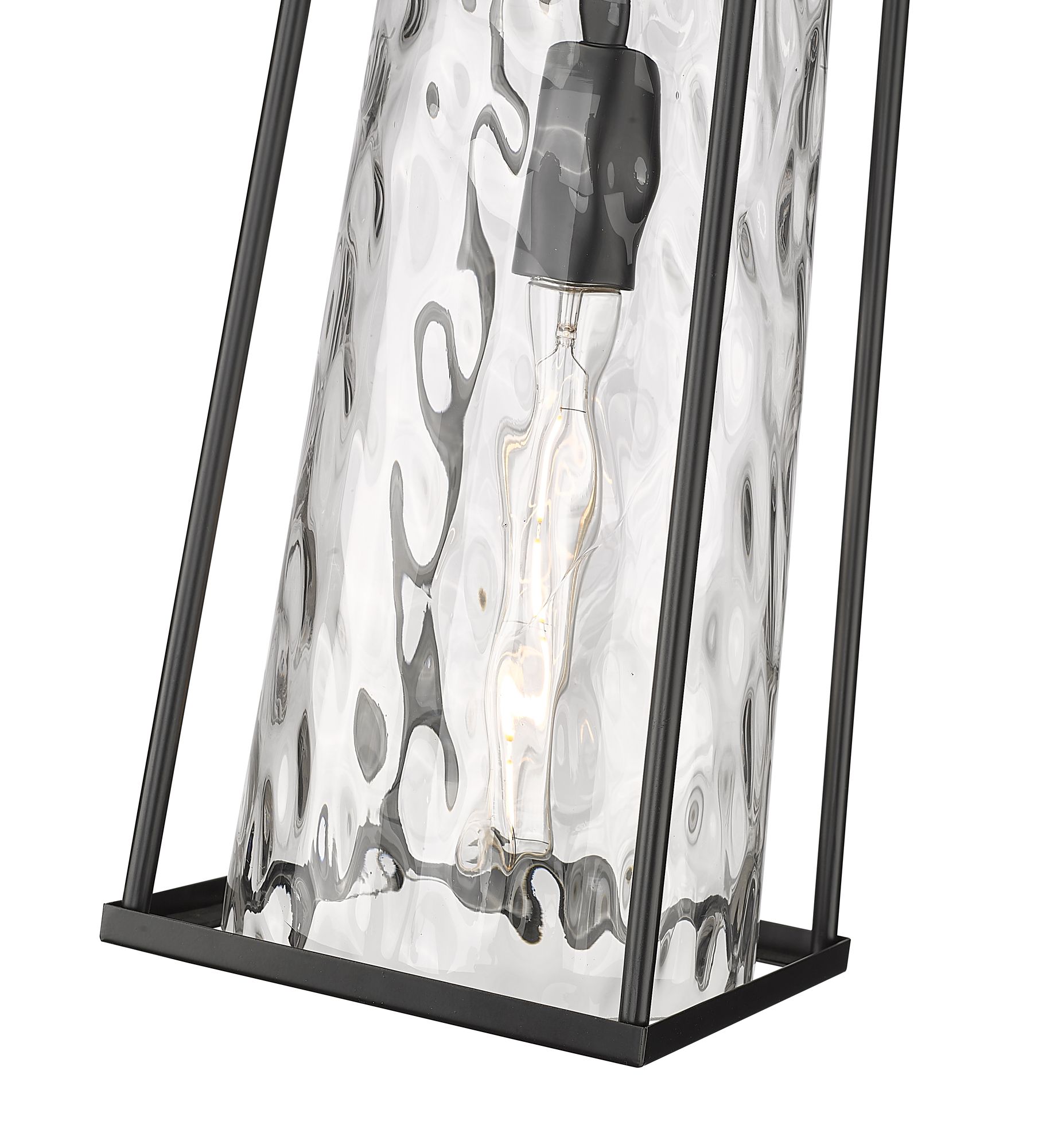 Image 7 Millennium Dutton 1-Light 17.5" Powder Coated Black Outdoor Hanging Lantern more views