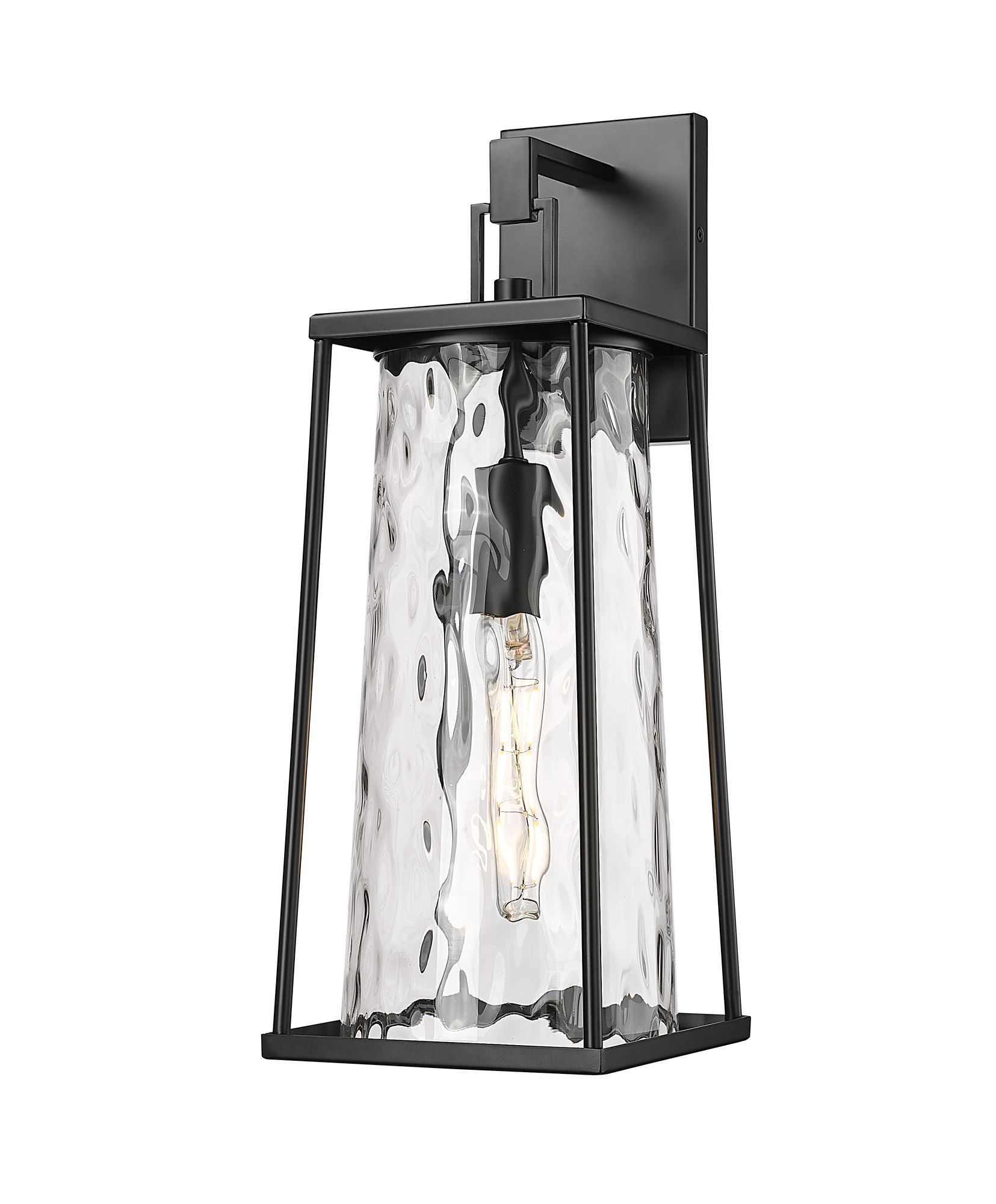 Image 3 Millennium Dutton 1-Light 19.75" Powder Coated Black Outdoor Wall Sconce more views