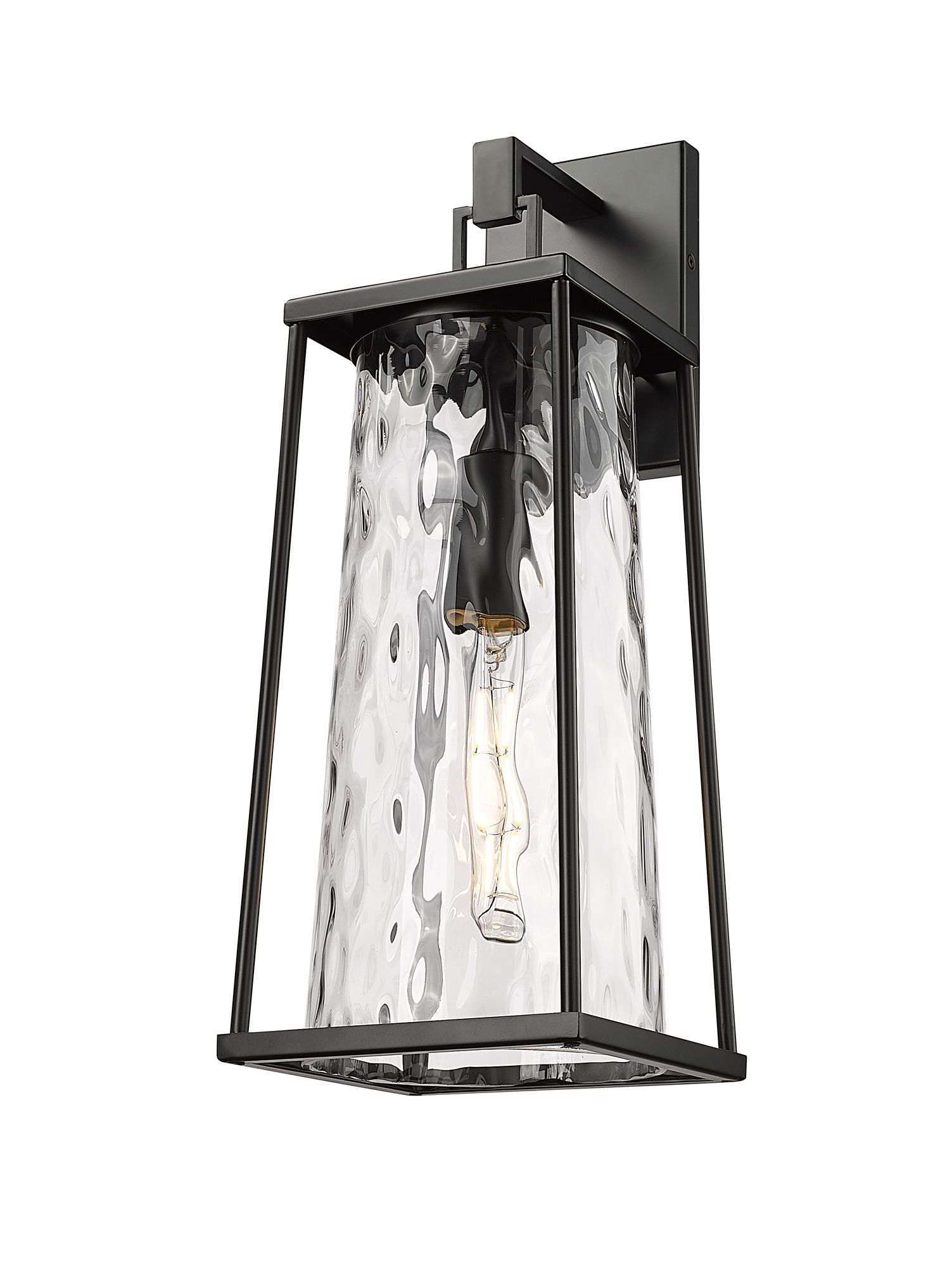 Image 4 Millennium Dutton 1-Light 19.75" Powder Coated Black Outdoor Wall Sconce more views