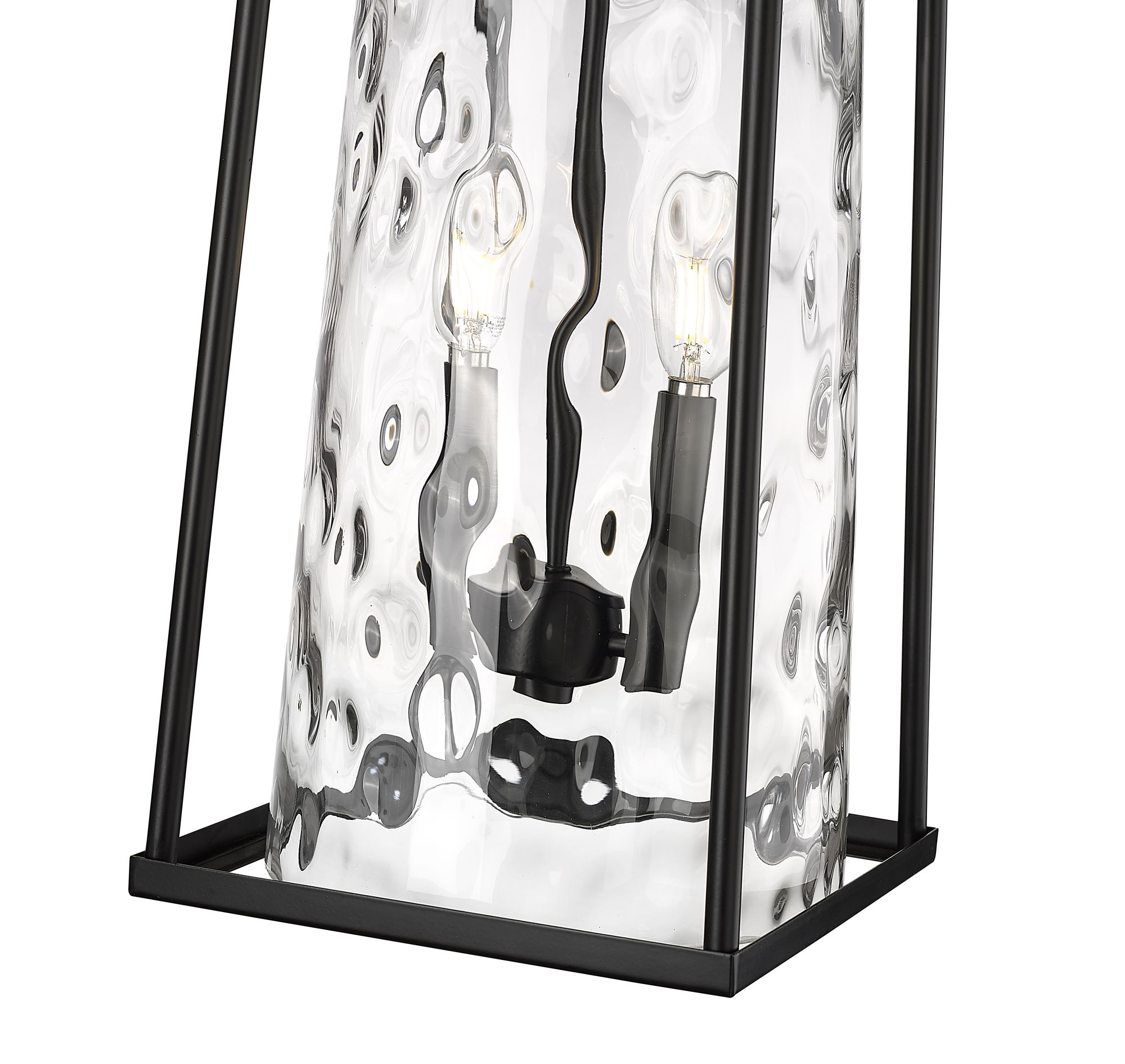 Image 5 Millennium Dutton 2-Light 23.5" Powder Coated Black Outdoor Wall Sconce more views