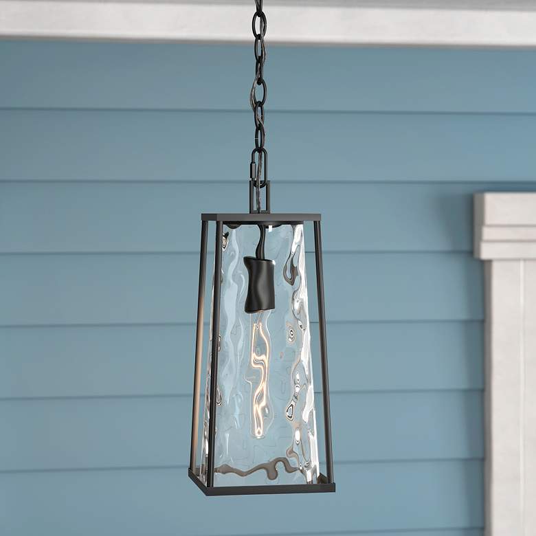 Image 1 Millennium Dutton Outdoor Hanging Lantern Black