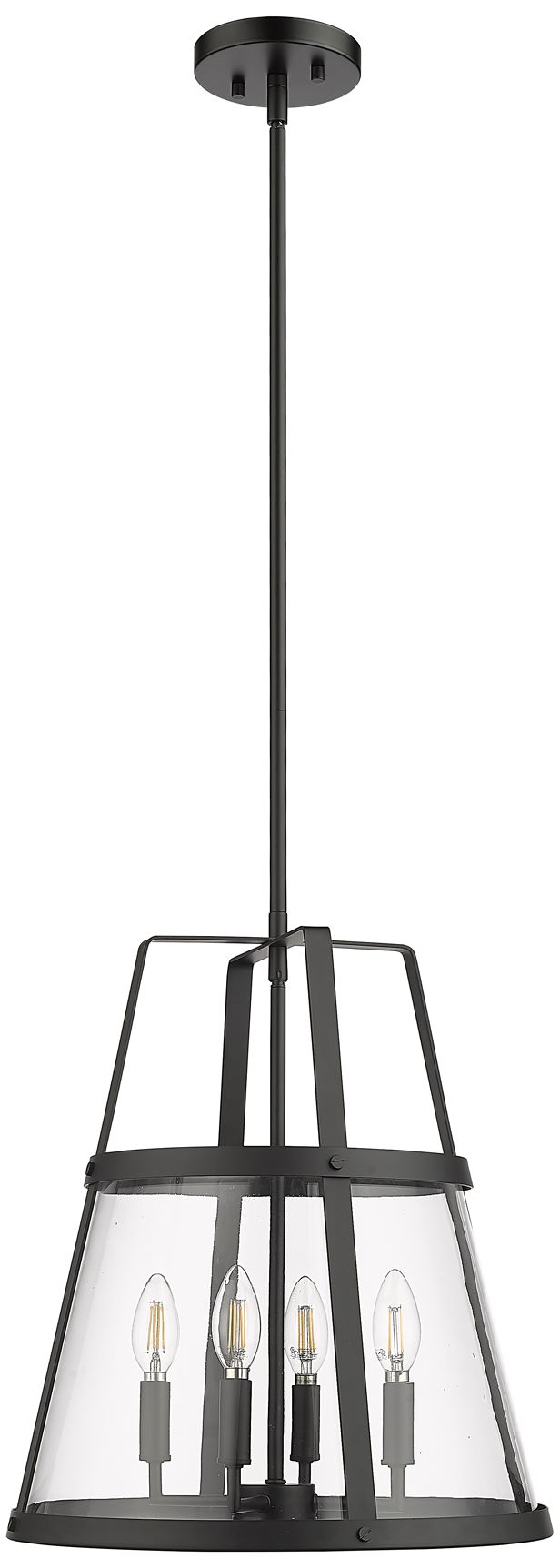 Image 3 Millennium Edelweiss Pendant light  Black more views