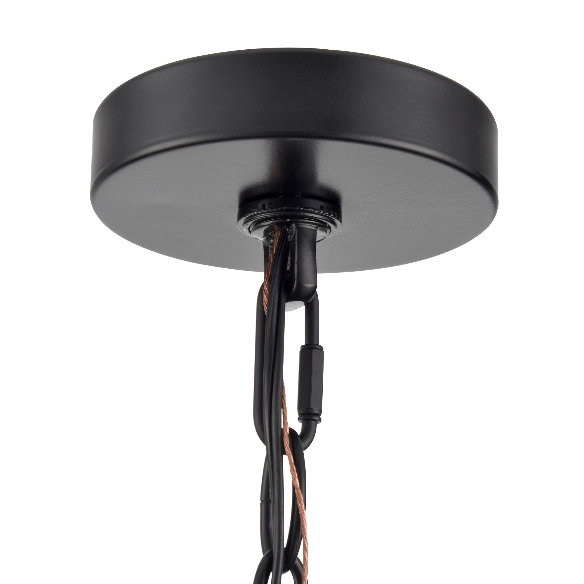Millennium Edenton 3-Light 19.75" Matte Black Outdoor Hanging Pendant