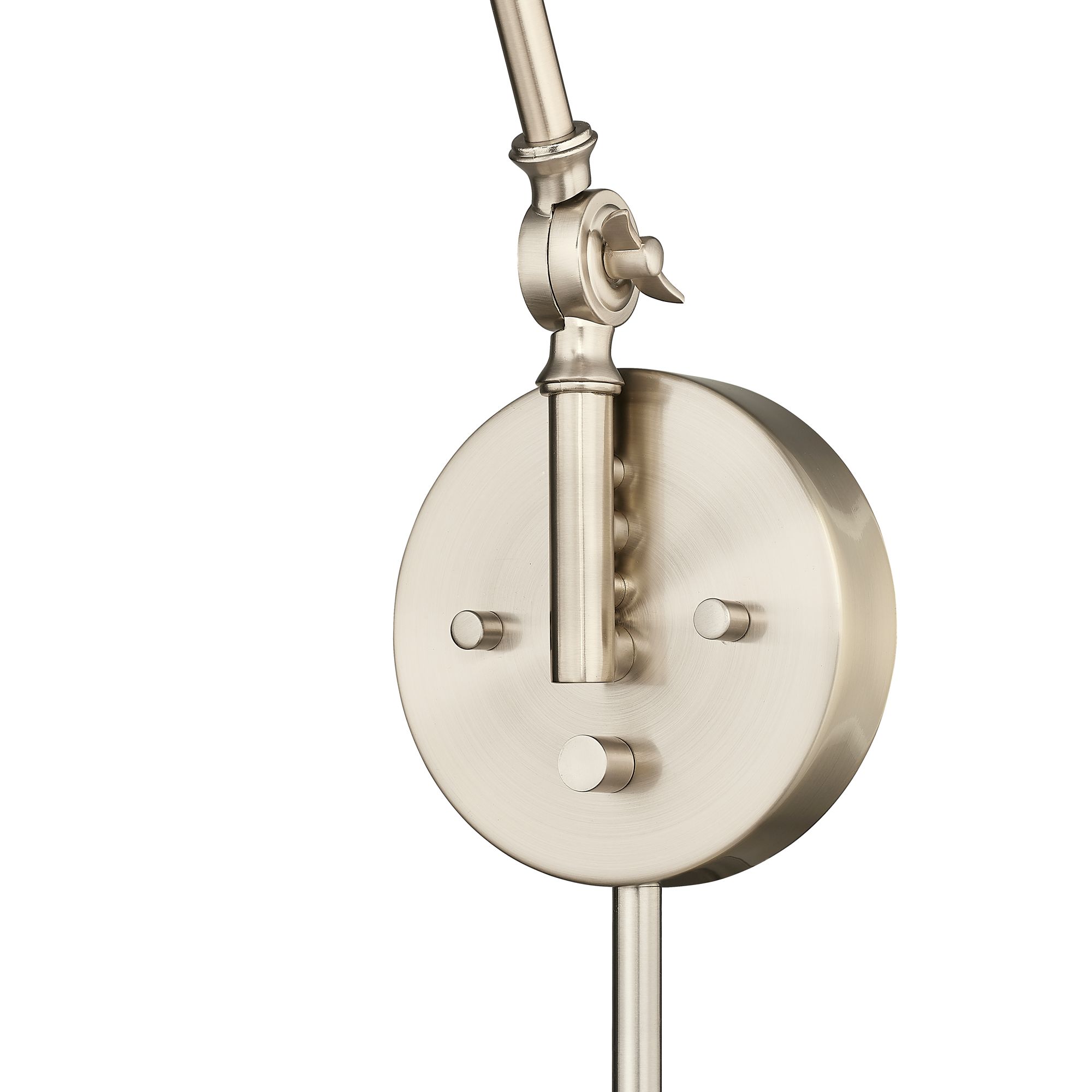 Image 4 Millennium Edward 1-Light 10" Modern Gold Swing Arm Sconce with Metal Shade more views