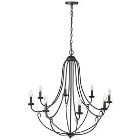 Image1 of Millennium Eisley Chandelier Ceiling Light Black