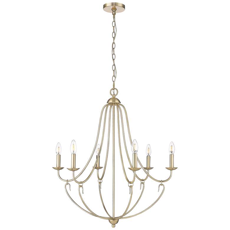 Image 1 Millennium Eisley Chandelier Ceiling Light Gold