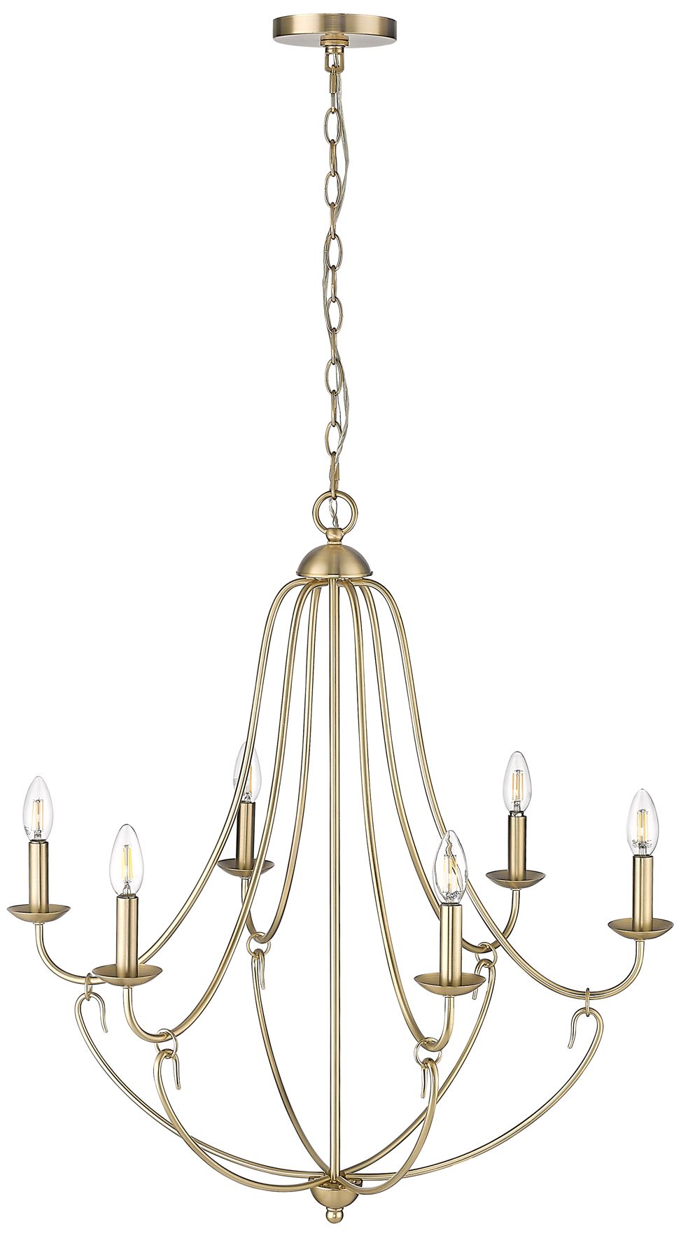 Image 3 Millennium Eisley Chandelier Ceiling Light  Gold more views