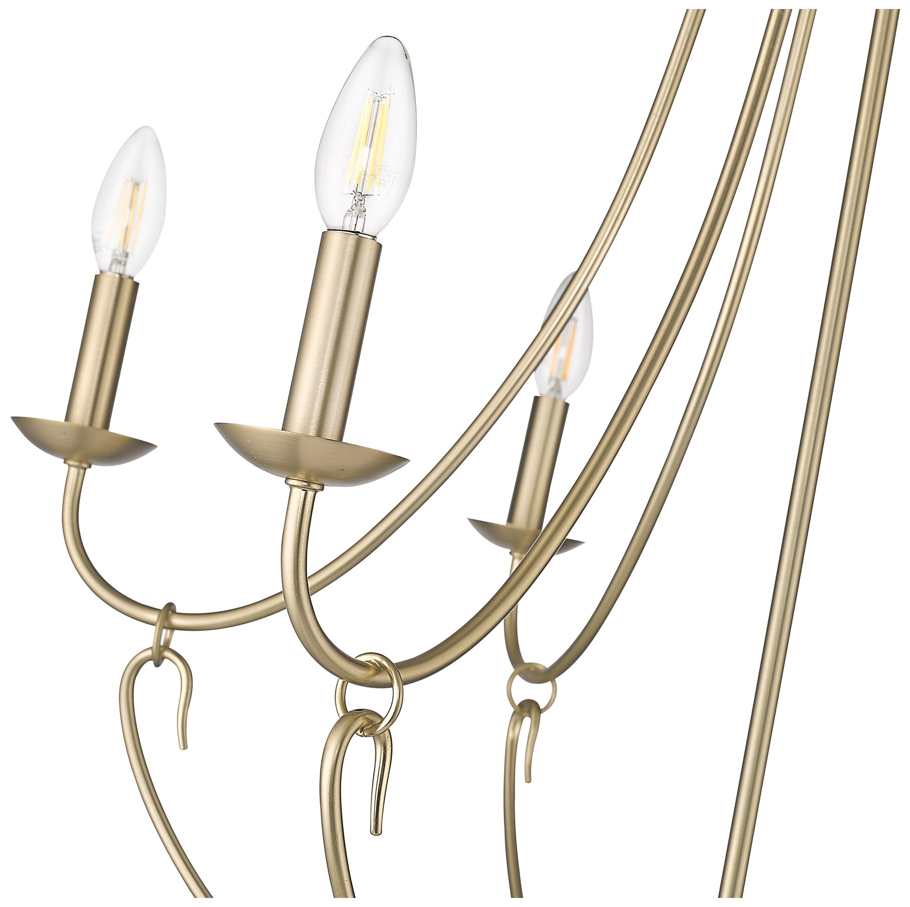 Image 4 Millennium Eisley Chandelier Ceiling Light  Gold more views