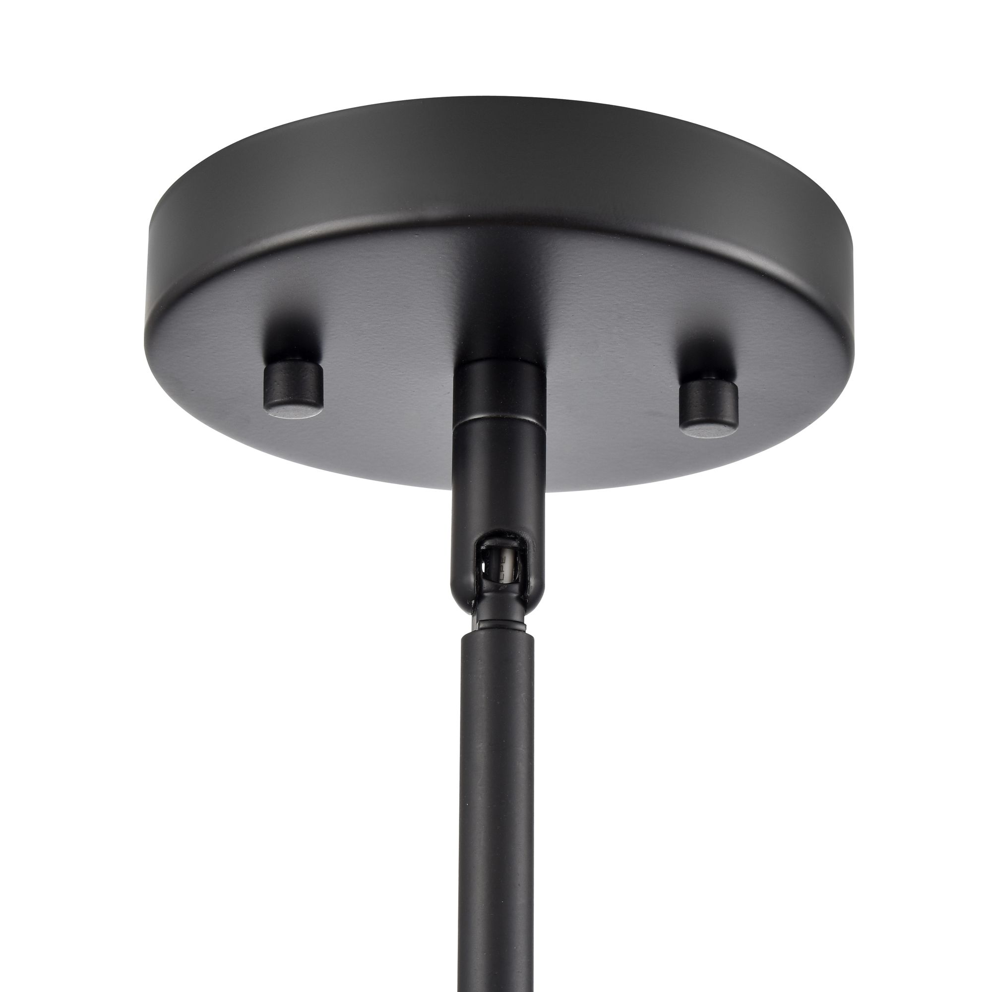 Image 6 Millennium Elise 1-Light 16" Matte Black Pendant with Rattan Shade more views