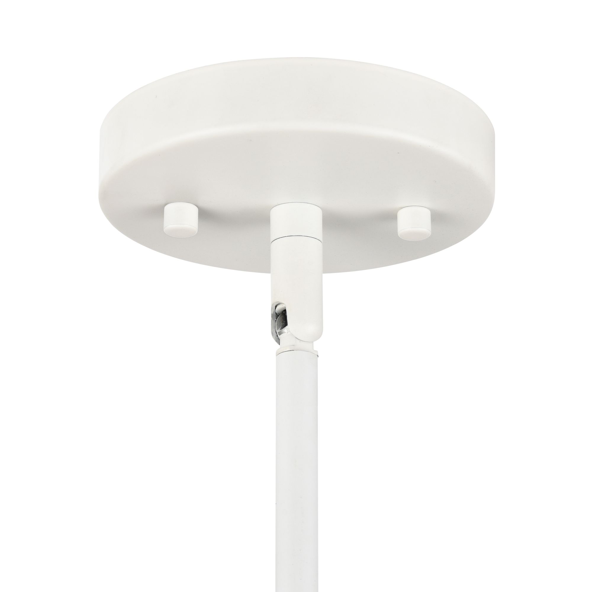 Image 6 Millennium Elise 4-Light 24.25" Textured White Pendant with Rattan Shade more views