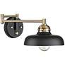 2_Millennium Ellison 6 1/4" High Modern Adjustable Swing Arm Wall Light