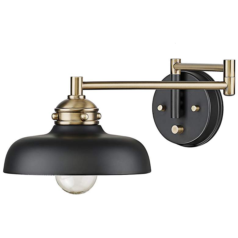 Image 4 Millennium Ellison 6 1/4" High Modern Adjustable Swing Arm Wall Light more views