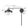 7_Millennium Ellison 6 1/4" High Modern Adjustable Swing Arm Wall Light more views