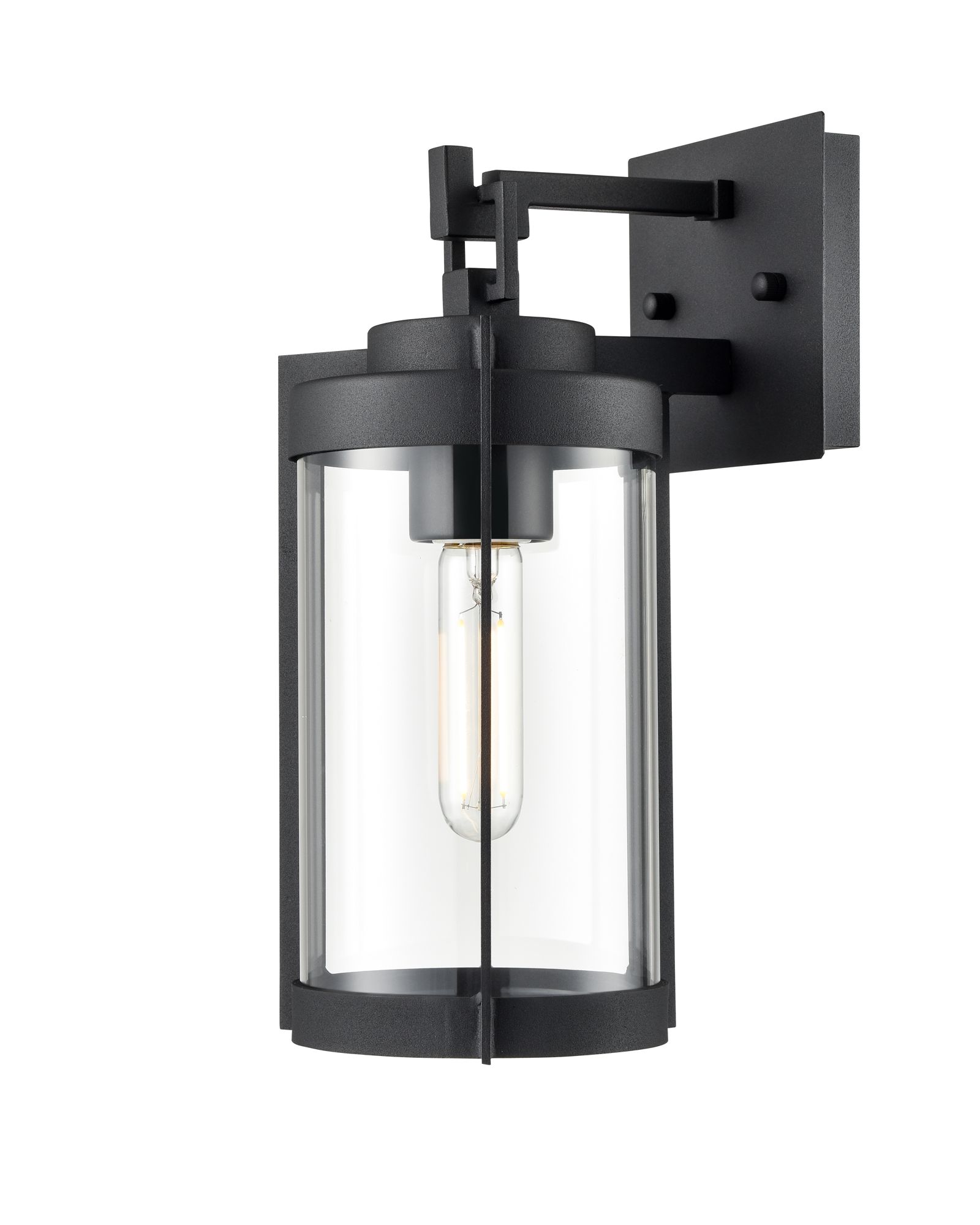 Image 3 Millennium Ellway 1-Light 12.5" Textured Black Outdoor Wall Sconce more views