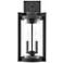 Millennium Ellway Outdoor Wall Sconce Textured Black