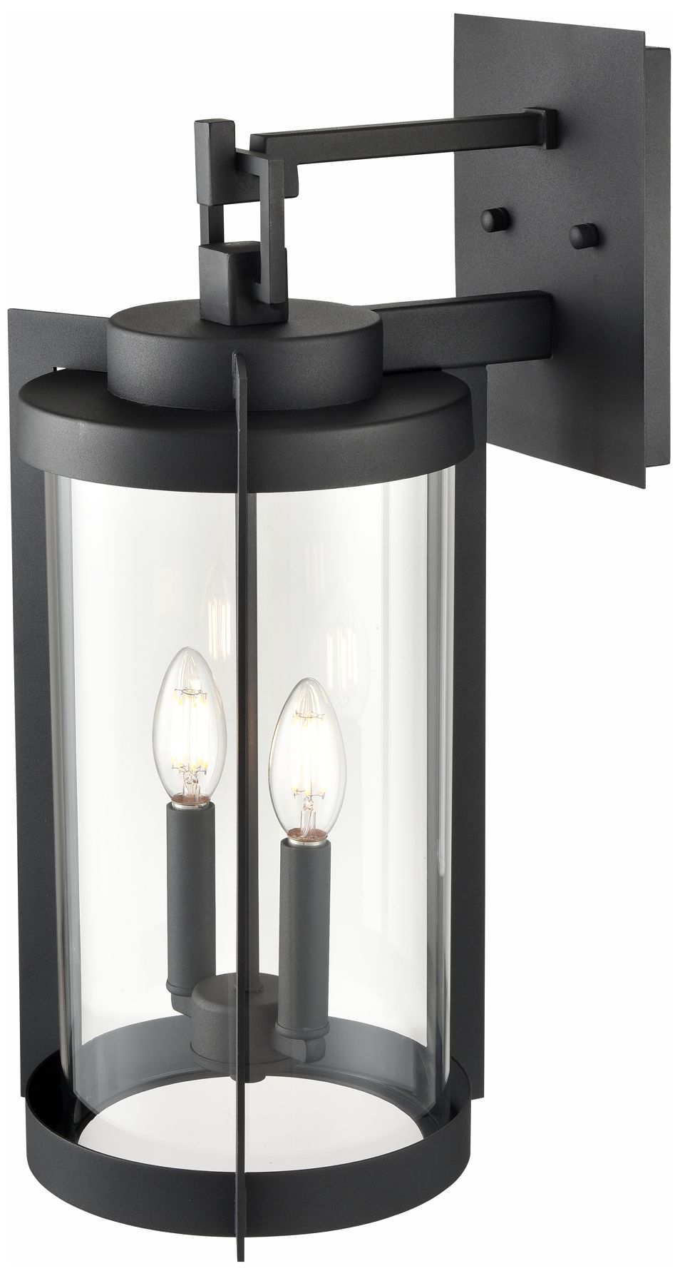 Image 3 Millennium Ellway Outdoor Wall Sconce Textured Black more views