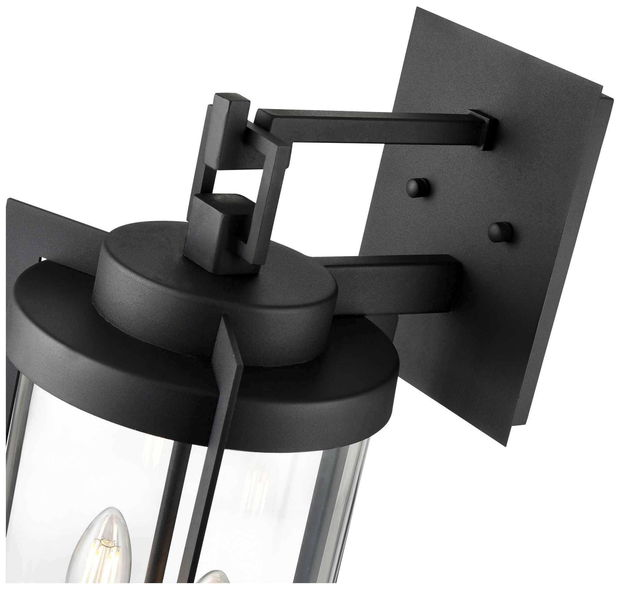 Image 5 Millennium Ellway Outdoor Wall Sconce Textured Black more views