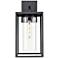 Millennium Ellway Outdoor Wall Sconce Textured Black