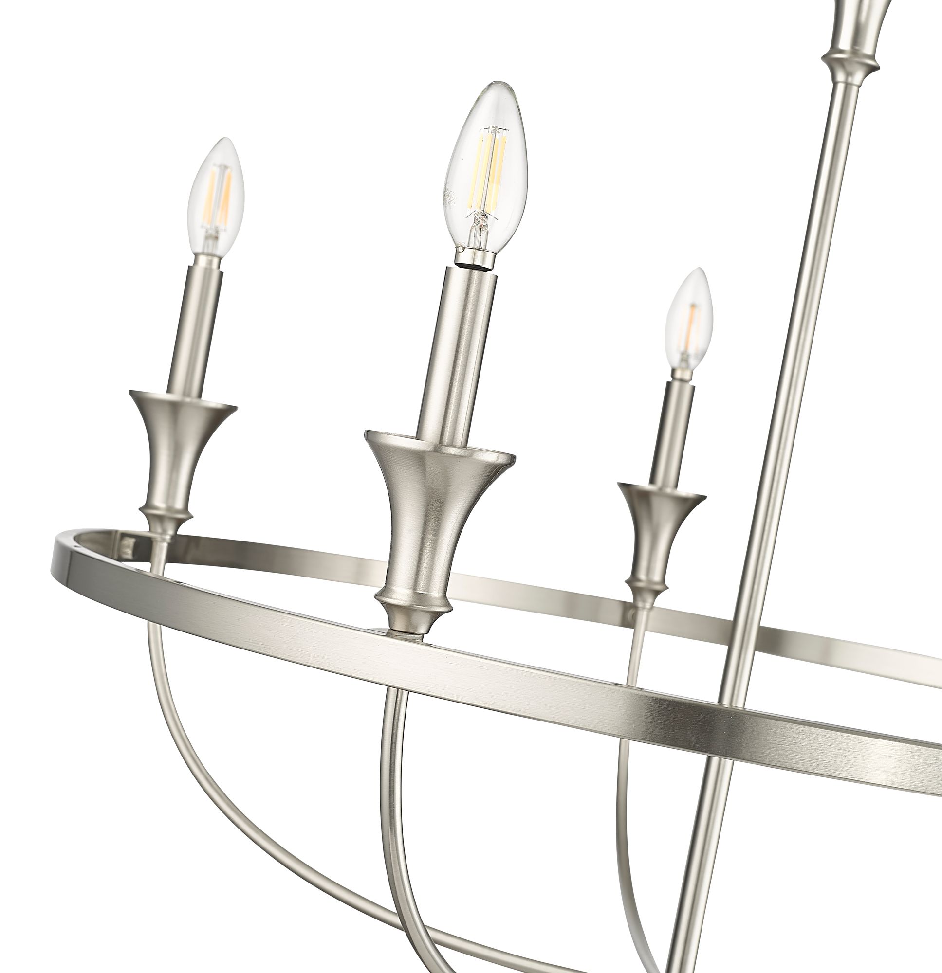 Millennium Emery 5-Light 29.1" Brushed Nickel Chandelier