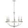 Millennium Emery Chandelier Ceiling Light Brushed Nickel