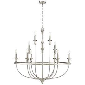 Image1 of Millennium Emery Chandelier Ceiling Light Brushed Nickel