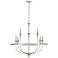 Millennium Emery Chandelier Ceiling Light Brushed Nickel
