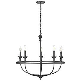 Image1 of Millennium Emery Chandelier Ceiling Light Matte Black