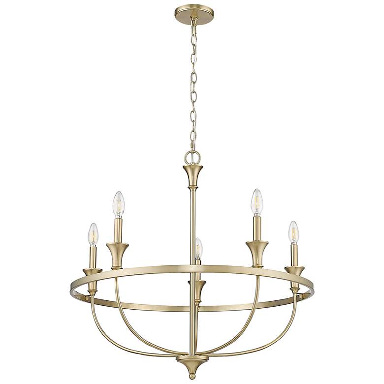 Image 3 Millennium Emery Chandelier Ceiling Light Modern Gold more views