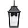 Millennium Eston Outdoor Wall Sconce Textured Black