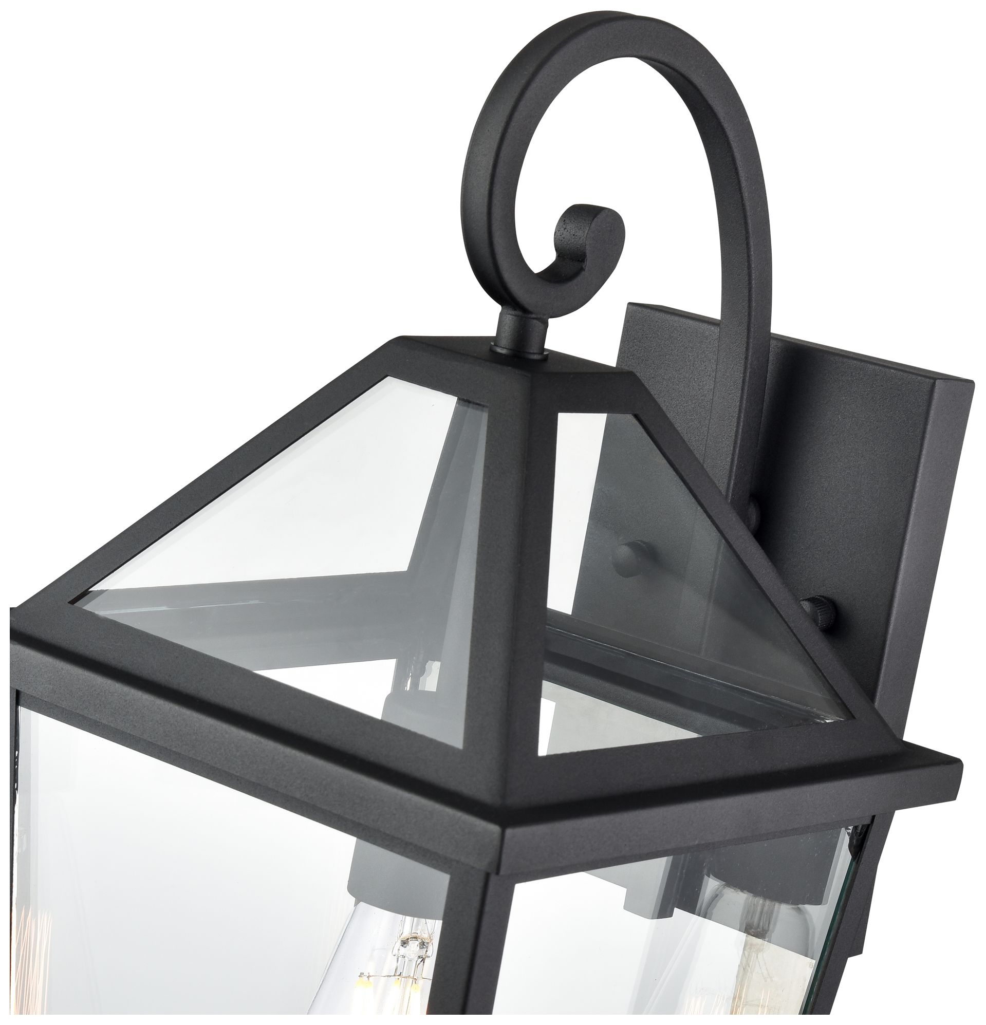 Image 5 Millennium Eston Outdoor Wall Sconce Textured Black more views