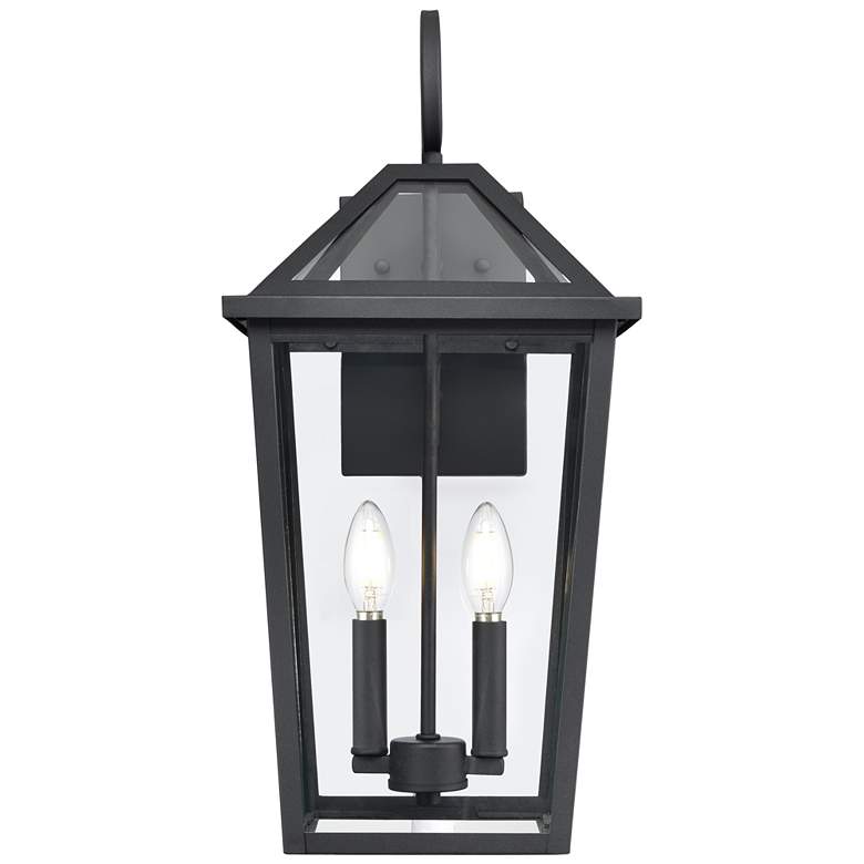 Image 1 Millennium Eston Outdoor Wall Sconce Textured Black