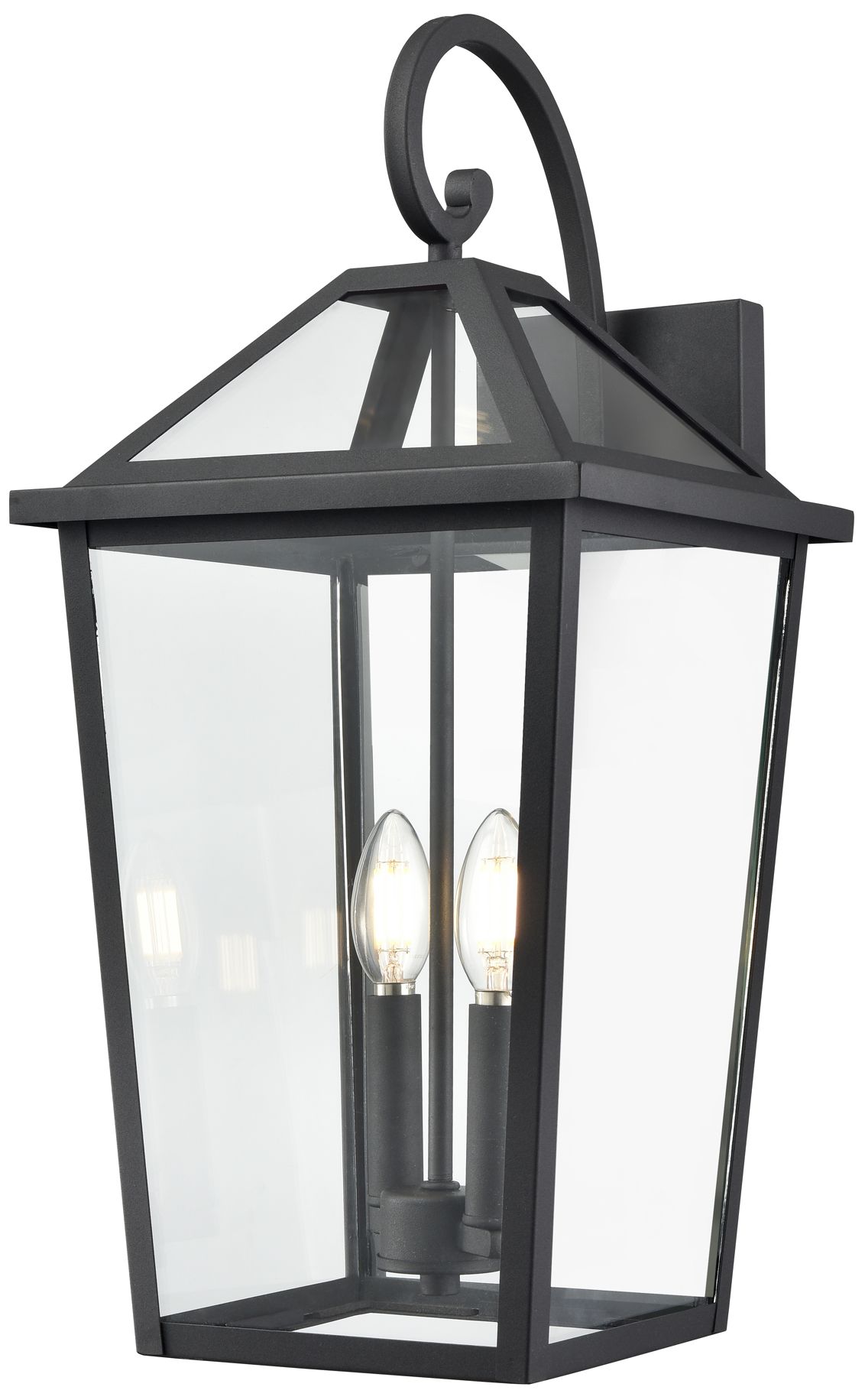 Image 2 Millennium Eston Outdoor Wall Sconce Textured Black more views