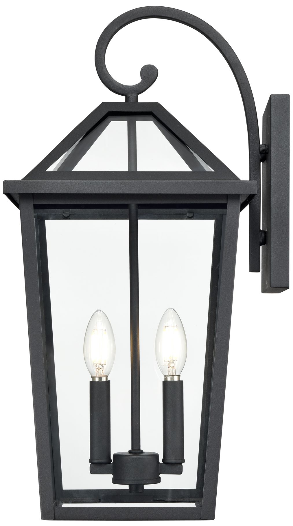 Image 3 Millennium Eston Outdoor Wall Sconce Textured Black more views