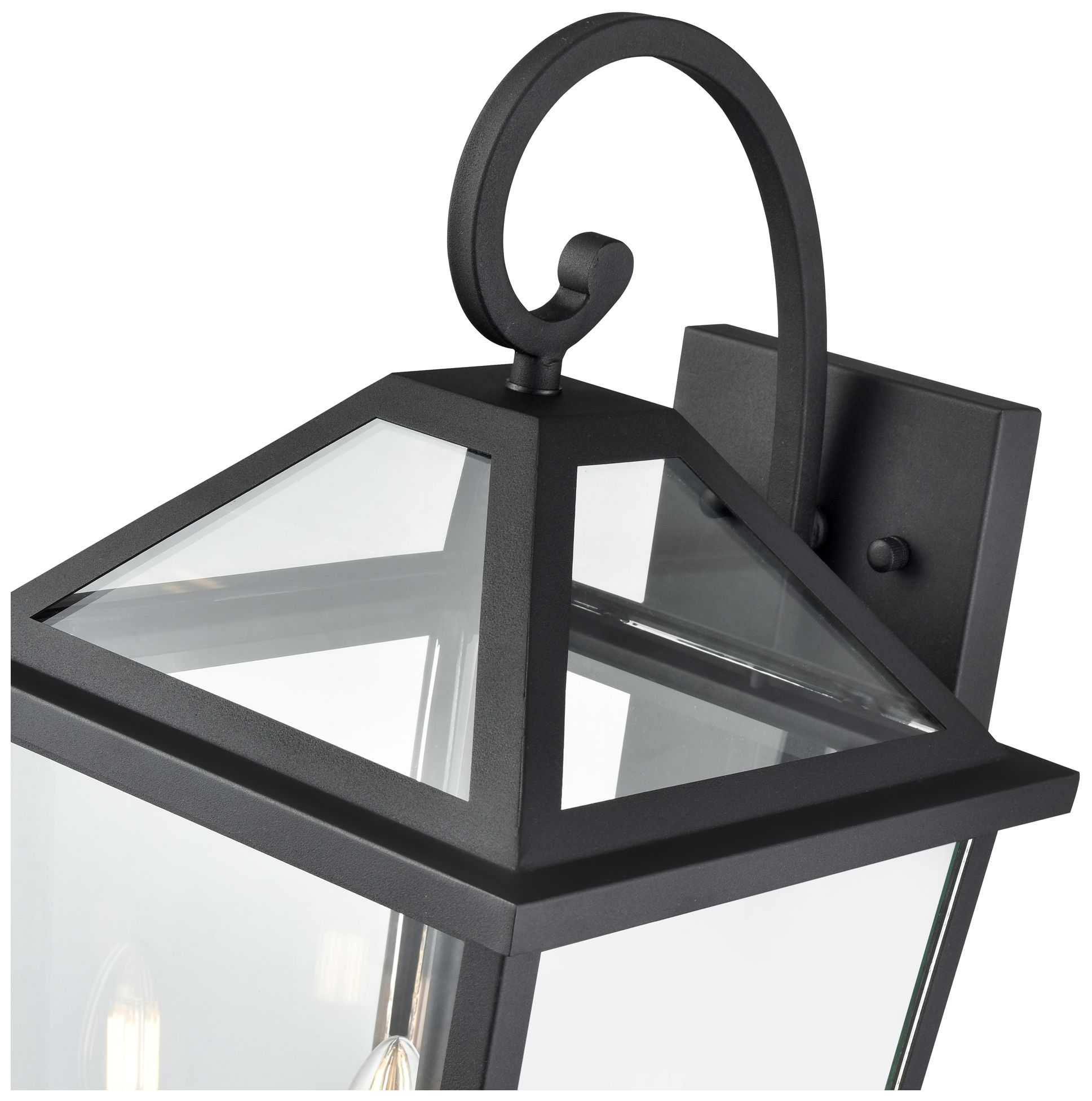 Image 5 Millennium Eston Outdoor Wall Sconce Textured Black more views